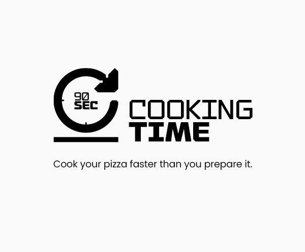 Turpone 90 sec Cooking time Pizza Oven